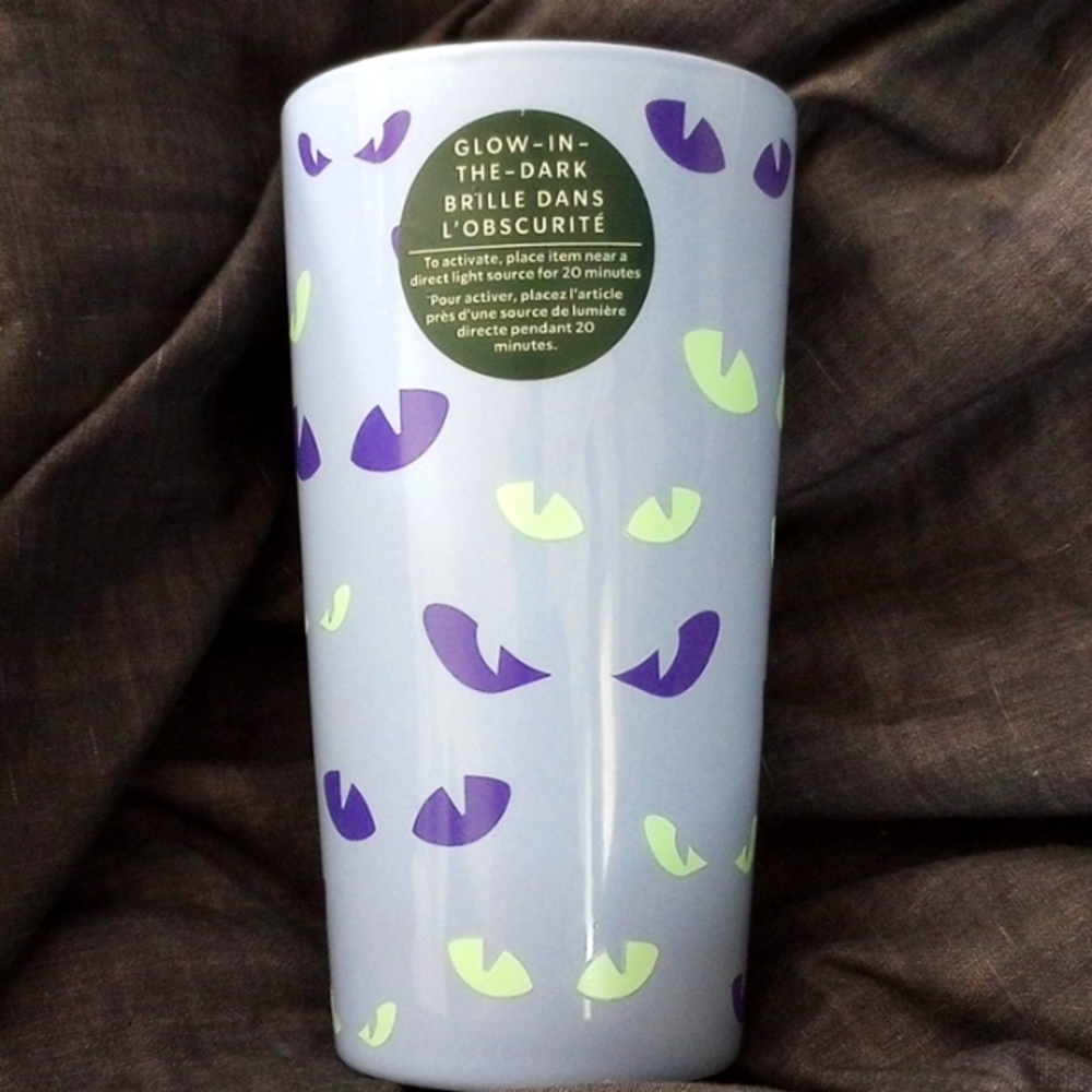 Starbucks glow-in-the-dark Halloween edition Hot tumbler